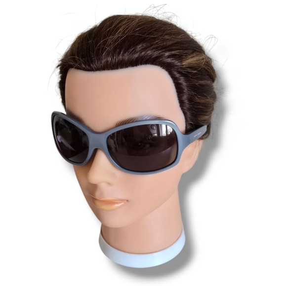 DOLCE & GABBANA 🩶 Women's Gray Wrap Around Shield Sunglasses DG4185 - Picture 3 of 16